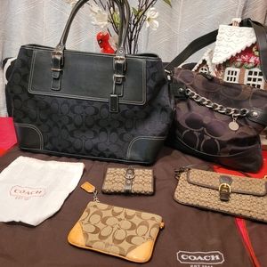 Coach purse and wallet bundle
